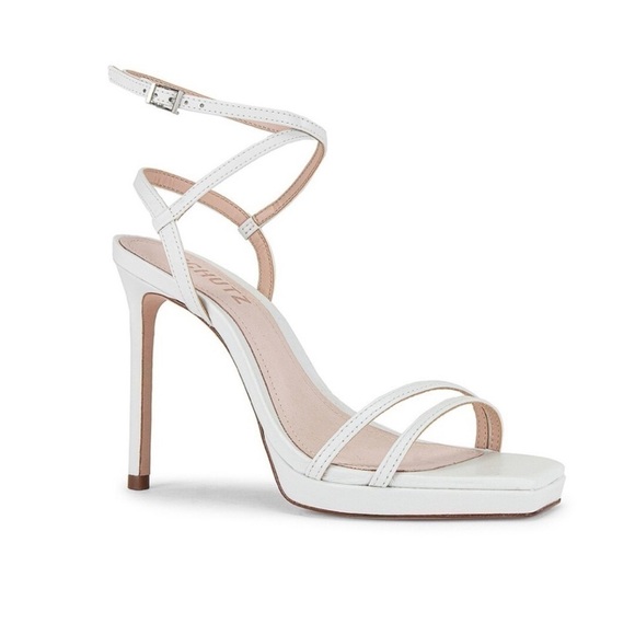 Schutz Tersa Stiletto White Platform 8.5 - Picture 2 of 8